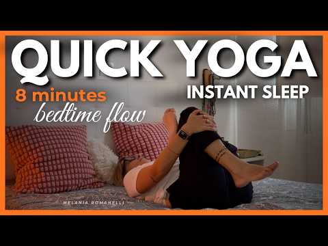 Quick Bedtime Yoga for Beginners &mdash; in bed, 8 minutes